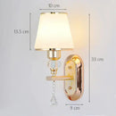GobekUsa Crystal Bedside Wall Sconce - Modern Minimalist LED Wall Light Fixtures