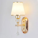 GobekUsa Crystal Bedside Wall Sconce - Modern Minimalist LED Wall Light Fixtures