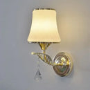 GobekUsa Crystal Bedside Wall Sconce - Modern Minimalist LED Wall Light - 12W E14