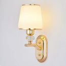 GobekUsa Crystal Bedside Wall Sconce - Modern Minimalist LED Wall Light - 12W E14