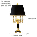 GobekUsa Crystal Black Table Lamp - Modern Luxury Bedroom Decor