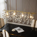 GobekUsa Crystal Branch Pendant Chandelier for Indoor Decoration Luminaria Fixtures