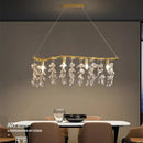GobekUsa Crystal Branch Pendant Chandelier for Indoor Decoration Luminaria Fixtures