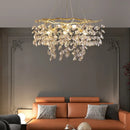 GobekUsa Crystal Branch Pendant Chandelier for Indoor Decoration Luminaria Fixtures