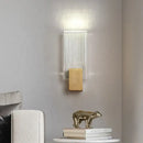 GobekUsa Crystal Brass LED Wall Lamp Sconce for Modern Luxury Art Decor