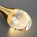 GobekUsa Crystal Bubble Chandelier: Modern Luxury Lighting for Home, Dining, Bedroom & Stairwell