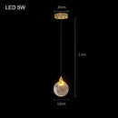 GobekUsa Crystal Bubble Pendant Chandelier for Dining Room Bedroom Restaurant Bar