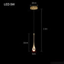 GobekUsa Crystal Bubble Pendant Chandelier for Dining Room Bedroom Restaurant Bar