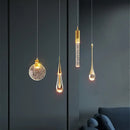 GobekUsa Crystal Bubble Pendant Chandelier for Dining Room Bedroom Restaurant Bar