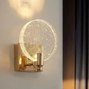 GobekUsa Crystal Bubble Wall Lamp: Modern Luxury Lighting for Bedroom, Living Room, and Aisle