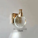 GobekUsa Crystal Bubble Wall Lamp: Modern Luxury Lighting for Bedroom, Living Room, and Aisle