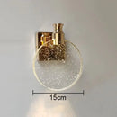 GobekUsa Crystal Bubble Wall Lamp: Modern Luxury Lighting for Bedroom, Living Room, and Aisle