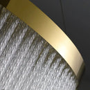 GobekUsa Crystal Ceiling Chandelier: Modern LED Luxury Pendant Light for Home Decor