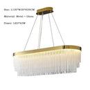 GobekUsa Crystal Ceiling Chandelier: Modern LED Luxury Pendant Light for Home Decor