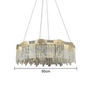 GobekUsa Crystal Ceiling Chandelier: Modern Luxury Lighting for Living Room, Dining Room, Bedroom