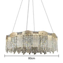 GobekUsa Crystal Ceiling Chandelier: Modern Luxury Lighting for Living Room, Dining Room, Bedroom