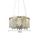 GobekUsa Crystal Ceiling Chandelier: Modern Luxury Lighting for Living Room, Dining Room, Bedroom