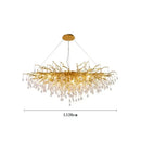 GobekUsa Crystal Ceiling Chandelier: Modern Luxury for Living, Dining, Bedroom, Hotel, Hall Décor