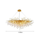 GobekUsa Crystal Ceiling Chandelier: Modern Luxury for Living, Dining, Bedroom, Hotel, Hall Décor