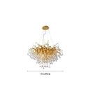 GobekUsa Crystal Ceiling Chandelier: Modern Luxury for Living, Dining, Bedroom, Hotel, Hall Décor