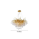 GobekUsa Crystal Ceiling Chandelier: Modern Luxury for Living, Dining, Bedroom, Hotel, Hall Décor