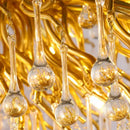 GobekUsa Crystal Ceiling Chandelier: Modern Luxury for Living, Dining, Bedroom, Hotel, Hall Décor