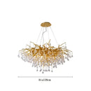 GobekUsa Crystal Ceiling Chandelier: Modern Luxury for Living, Dining, Bedroom, Hotel, Hall Décor