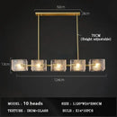 GobekUsa Crystal Ceiling Chandelier: Modern Luxury Pendant Light for Living Room and Restaurant