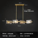 GobekUsa Crystal Ceiling Chandelier: Modern Luxury Pendant Light for Living Room and Restaurant