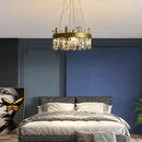 GobekUsa Crystal Ceiling Chandelier LED Hanging Lamps for Living Room Luxe Décor
