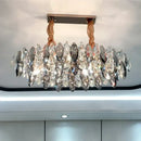 GobekUsa Crystal Ceiling Chandelier LED Modern Luxury Lighting for Living Dining Bedroom