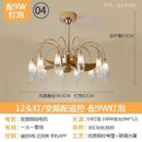 GobekUsa Ceiling Fan Lights with LED, Modern Indoor Lighting for Living Room, Bedroom, Dining Room