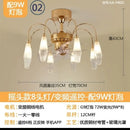 GobekUsa Ceiling Fan Lights with LED, Modern Indoor Lighting for Living Room, Bedroom, Dining Room
