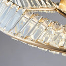 GobekUsa Crystal Stainless Steel Ceiling Pendant Light for Luxurious Living