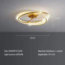 GobekUsa Crystal Stainless Steel Ceiling Pendant Light for Luxurious Living