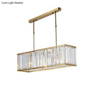 GobekUsa Modern 3-Light Clear Crystal Chandelier for Bedroom and Dining Room