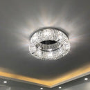 GobekUsa Elegant Gold Crystal Chandelier Ceiling Light for Luxury Home Decor
