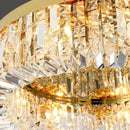 GobekUsa Elegant Gold Crystal Chandelier Ceiling Light for Luxury Home Decor