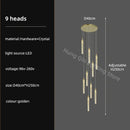 GobekUsa Crystal Chandelier: Modern Luxury Pendant Lighting for Home Decor