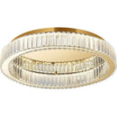 GobekUsa Crystal Circle Chandelier: Modern Nordic LED Ceiling Lamp for Living Room, Bedroom, Study