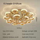 GobekUsa Circle Ring LED Ceiling Light - Modern Minimalist Luxury Acrylic Bedroom Lighting Fixtures