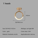 GobekUsa Circle Ring LED Ceiling Light - Modern Minimalist Luxury Acrylic Bedroom Lighting Fixtures