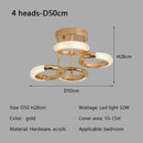 GobekUsa Circle Ring LED Ceiling Light - Modern Minimalist Luxury Acrylic Bedroom Lighting Fixtures