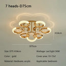 GobekUsa Circle Ring LED Ceiling Light - Modern Minimalist Luxury Acrylic Bedroom Lighting Fixtures