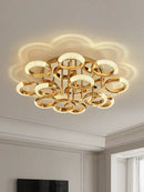 GobekUsa Circle Ring LED Ceiling Light - Modern Minimalist Luxury Acrylic Bedroom Lighting Fixtures