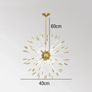 GobekUsa Crystal Dandelion LED Chandelier for Luxury Indoor Decor