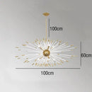 GobekUsa Crystal Dandelion LED Chandelier for Luxury Indoor Decor