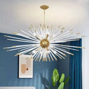 GobekUsa Crystal Dandelion LED Chandelier for Luxury Indoor Decor