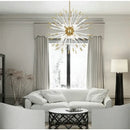 GobekUsa Crystal Dandelion LED Chandelier for Luxury Indoor Decor