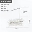 GobekUsa Crystal Dandelion Pendant Lights for Chic Home Decor